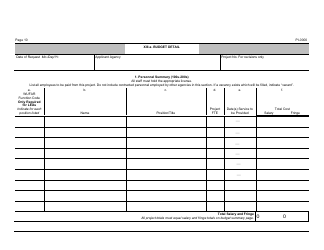 Form PI-0000 Uniform Grant Application for Competitive Grants - Wisconsin, Page 10