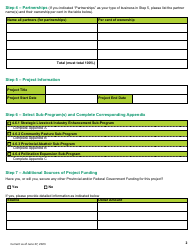 Application Form - General - Pei Livestock Strategy Program - Prince Edward Island, Canada, Page 2