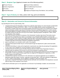 Application Form - General - Pei Livestock Strategy Program - Prince Edward Island, Canada, Page 3