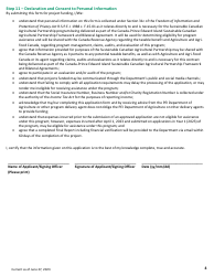 Application Form - General - Perennial Crop Development Program - Prince Edward Island, Canada, Page 4