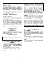 Instructions for Arizona Form A1-QRT Quarterly Withholding Tax Return - Arizona, Page 8