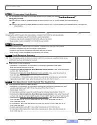 Arizona Form 349 (ADOR11192) Credit for Qualified Facilities - Arizona, Page 2