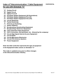 Form 82056 Property Tax Forms - Telecommunications Companies - Arizona, Page 16
