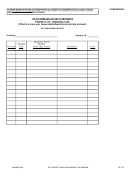 Form 82056 Property Tax Forms - Telecommunications Companies - Arizona, Page 32