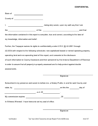 Form 82056 Property Tax Forms - Telecommunications Companies - Arizona, Page 34