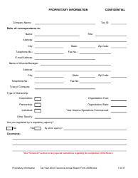 Form 82056 Property Tax Forms - Telecommunications Companies - Arizona, Page 5