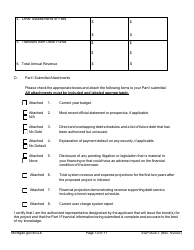 Form EQP3524-1 Part 1 Clean Water State Revolving Fund (Cwsrf) &amp; Strategic Water Quality Initiatives Fund (Swqif) Loan Application for Financial Assistance for Municipal Applicants - Michigan, Page 10