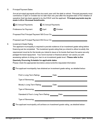 Form EQP3524-1 Part 1 Clean Water State Revolving Fund (Cwsrf) &amp; Strategic Water Quality Initiatives Fund (Swqif) Loan Application for Financial Assistance for Municipal Applicants - Michigan, Page 4