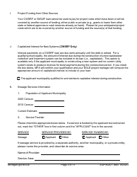 Form EQP3524-1 Part 1 Clean Water State Revolving Fund (Cwsrf) &amp; Strategic Water Quality Initiatives Fund (Swqif) Loan Application for Financial Assistance for Municipal Applicants - Michigan, Page 5