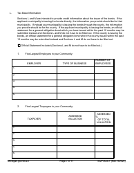 Form EQP3524-1 Part 1 Clean Water State Revolving Fund (Cwsrf) &amp; Strategic Water Quality Initiatives Fund (Swqif) Loan Application for Financial Assistance for Municipal Applicants - Michigan, Page 7