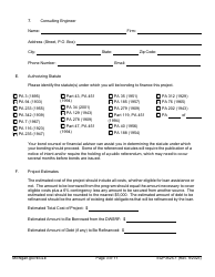 Form EQP3525-1 Part 1 Drinking Water State Revolving Fund (Dwsrf) Loan Application - Michigan, Page 3