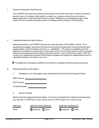Form EQP3525-1 Part 1 Drinking Water State Revolving Fund (Dwsrf) Loan Application - Michigan, Page 5