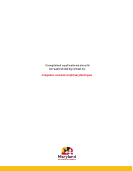 Maryland Manufacturing 4.0 (M4) Program Application - Maryland, Page 16