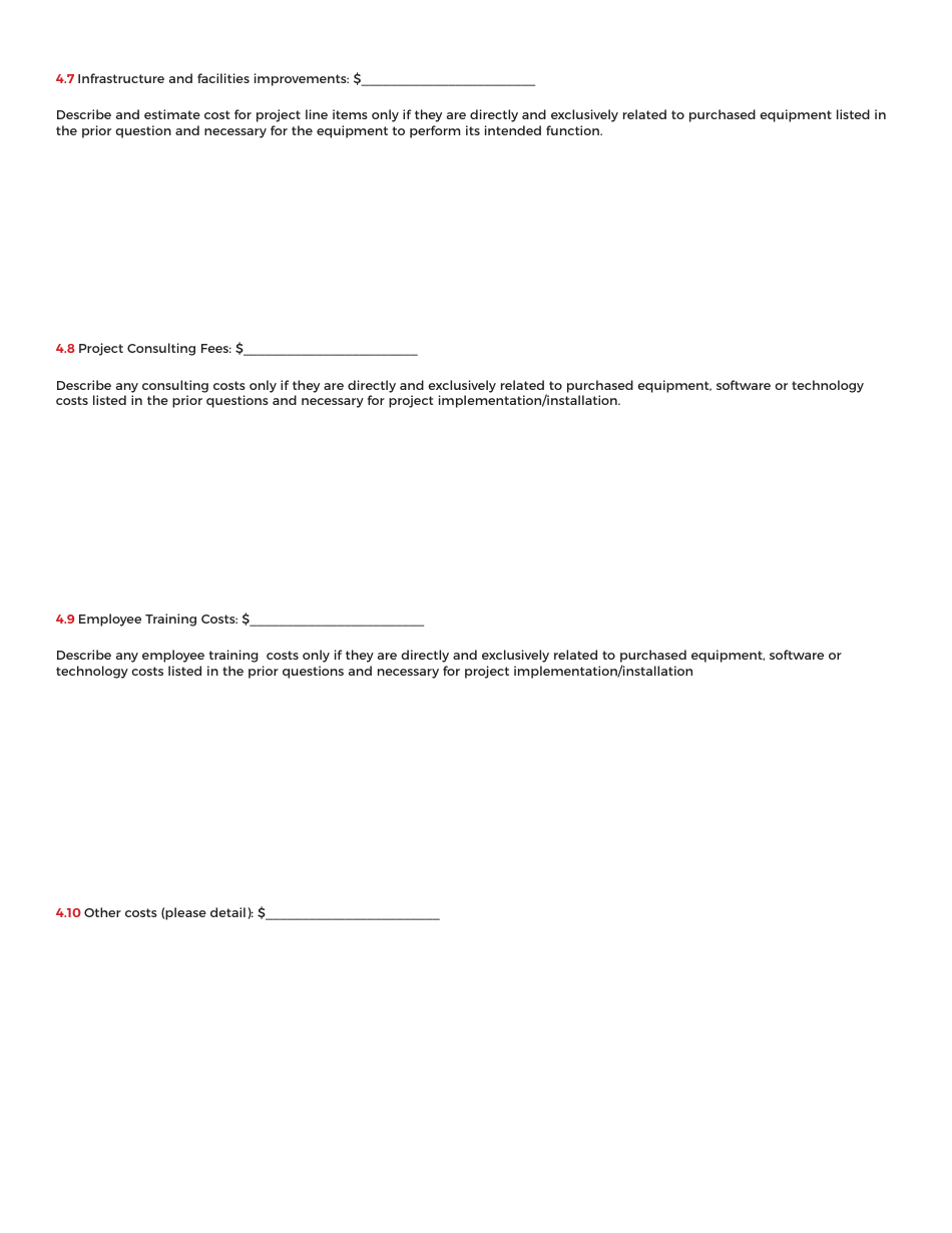 Maryland Manufacturing 4.0 (M4) Program Application - Maryland, Page 9