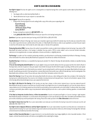 Form FHR-1 Fair Hearing Request Form - Massachusetts, Page 2
