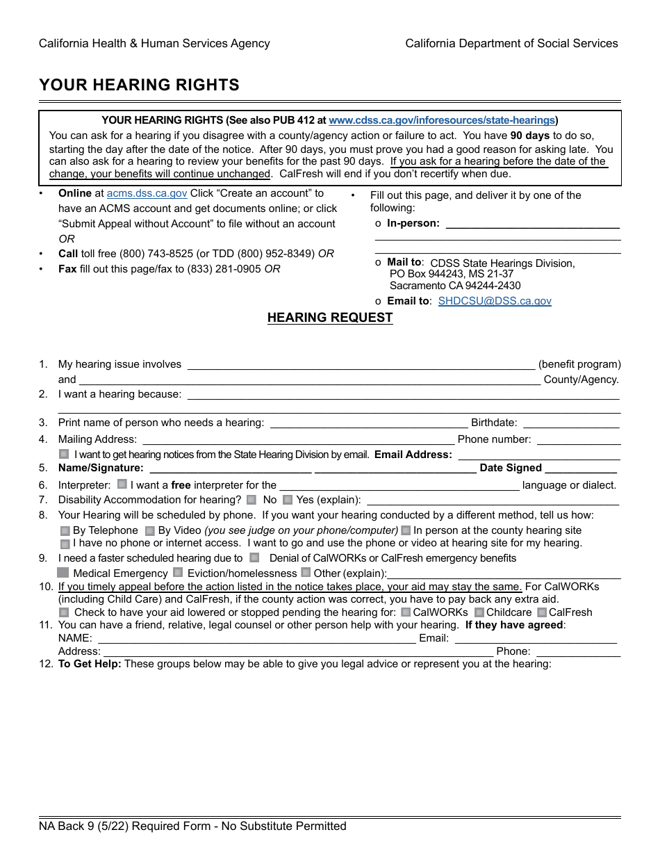 Form CF377.4 SAR CalFresh Notice of Change for Semi-annual Reporting Households - California, Page 5