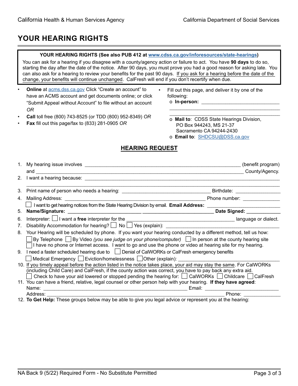 Form CFAP377.7T Overissuance Repayment Agreement Transition Notice - CalFresh / California Food Assistance Program (Cfap) - California, Page 3