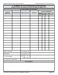 Form CFAP842 State CalFresh Claim Determination Worksheet - California Food Assistance Program (Cfap) - California, Page 5