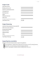 Business Development Application - Prince Edward Island, Canada, Page 5