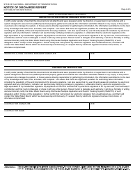 Form DOT CEM-2061SW Notice of Discharge Report - California, Page 4