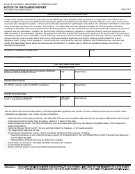 Form DOT CEM-2061SW Notice of Discharge Report - California, Page 5
