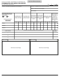 Form DOT CEM-2030SW Stormwater Site Inspection Report - California, Page 12