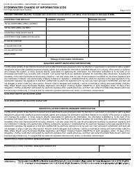 Form DOT CEM-2080SW Stormwater Change of Information (Coi) - California, Page 2