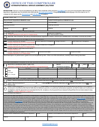 Interdepartmental Service Agreement (Isa) Form - Massachusetts