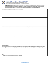 Interdepartmental Service Agreement (Isa) Form - Massachusetts, Page 2