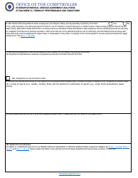 Interdepartmental Service Agreement (Isa) Form - Massachusetts, Page 3