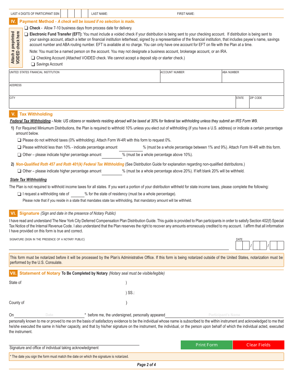 New York City Deferred Compensation 457, 401(K) & 401(A) Required