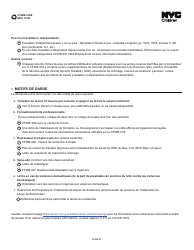 Form CFWB-012 Application for Child Care Assistance - New York (French), Page 14