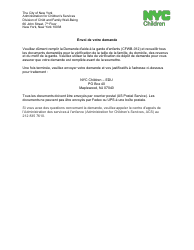 Form CFWB-012 Application for Child Care Assistance - New York (French), Page 15