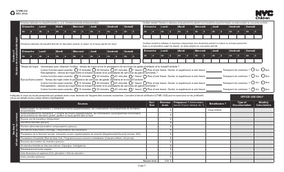 Form CFWB-012 Application for Child Care Assistance - New York (French), Page 3