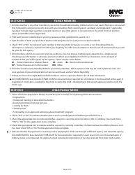 Form CFWB-012 Application for Child Care Assistance - New York, Page 10