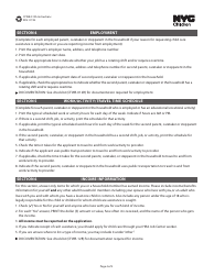 Form CFWB-012 Application for Child Care Assistance - New York, Page 11