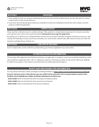 Form CFWB-012 Application for Child Care Assistance - New York, Page 12