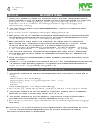 Form CFWB-012 Application for Child Care Assistance - New York (Polish), Page 10