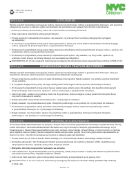 Form CFWB-012 Application for Child Care Assistance - New York (Polish), Page 11