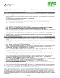 Form CFWB-012 Application for Child Care Assistance - New York (Polish), Page 9