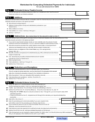 Arizona Form 140ES (ADOR10575) Individual Estimated Income Tax Payment - Arizona, Page 2