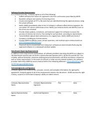 Memorandum of Understanding for Direct Transmission/Web Upload of Transaction Privilege/Use Tax Returns - Arizona, Page 6