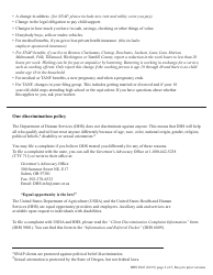 Form DHS0943 Change Report - Oregon, Page 2