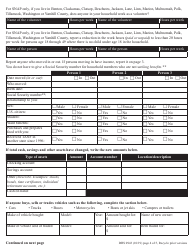 Form DHS0943 Change Report - Oregon, Page 4