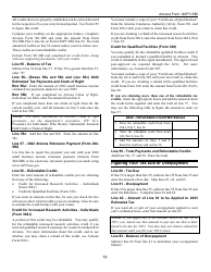 Instructions for Form 140PY-SBI, ADOR11407 Small Business Income Tax Return (Part-Year Residents) - Arizona, Page 12