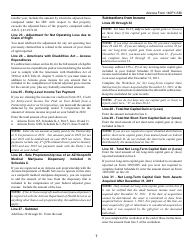 Instructions for Form 140PY-SBI, ADOR11407 Small Business Income Tax Return (Part-Year Residents) - Arizona, Page 7