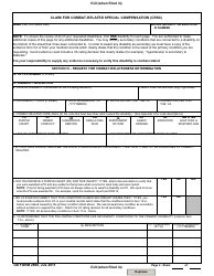 DD Form 2860 Claim for Combat-Related Special Compensation (CRSC), Page 3
