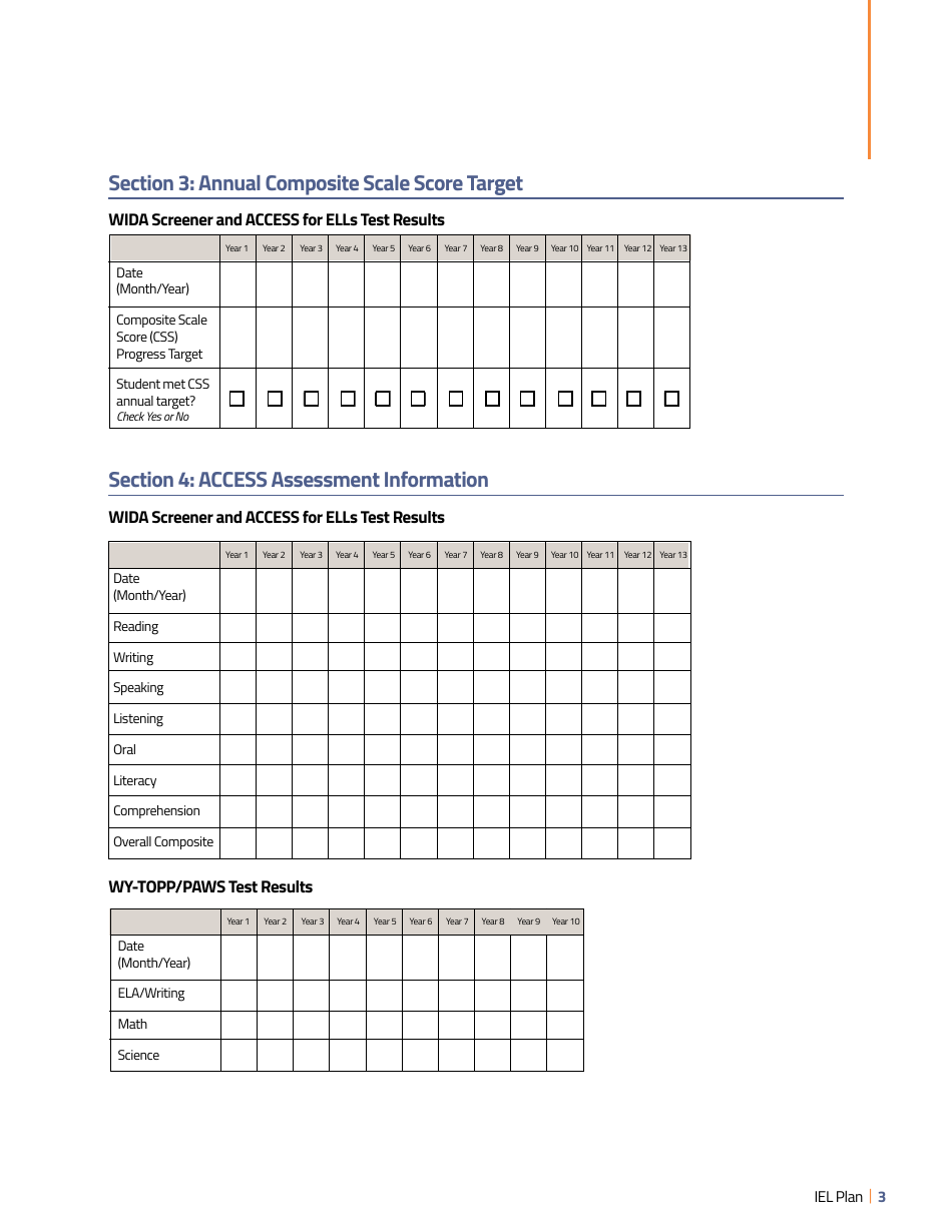 Individual El Plan (Iel Plan) - Wyoming, Page 3