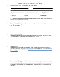 Class II Air Quality Operating Permit Applicability Determination Form - Nevada, Page 4
