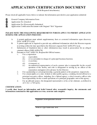 Class II General Air Quality Operating Permit Application for Temporary Construction Sources - Hot Mix Asphalt Plants/Concrete Batch Plants/Sand &amp; Gravel Processing Plants - Nevada, Page 4